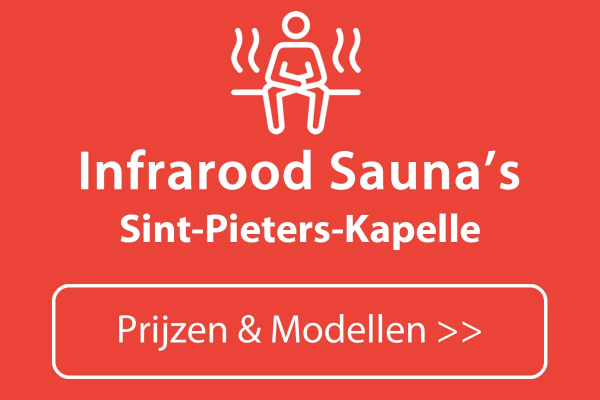 Infrarood Sauna Kopen In Sint-Pieters-Kapelle