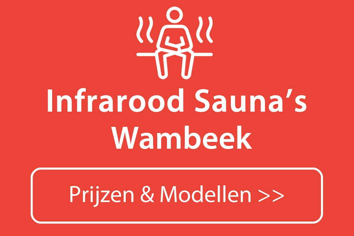 Infrarood Sauna Kopen In Wambeek